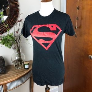 DC Superman Graphic Tee Black Size Small